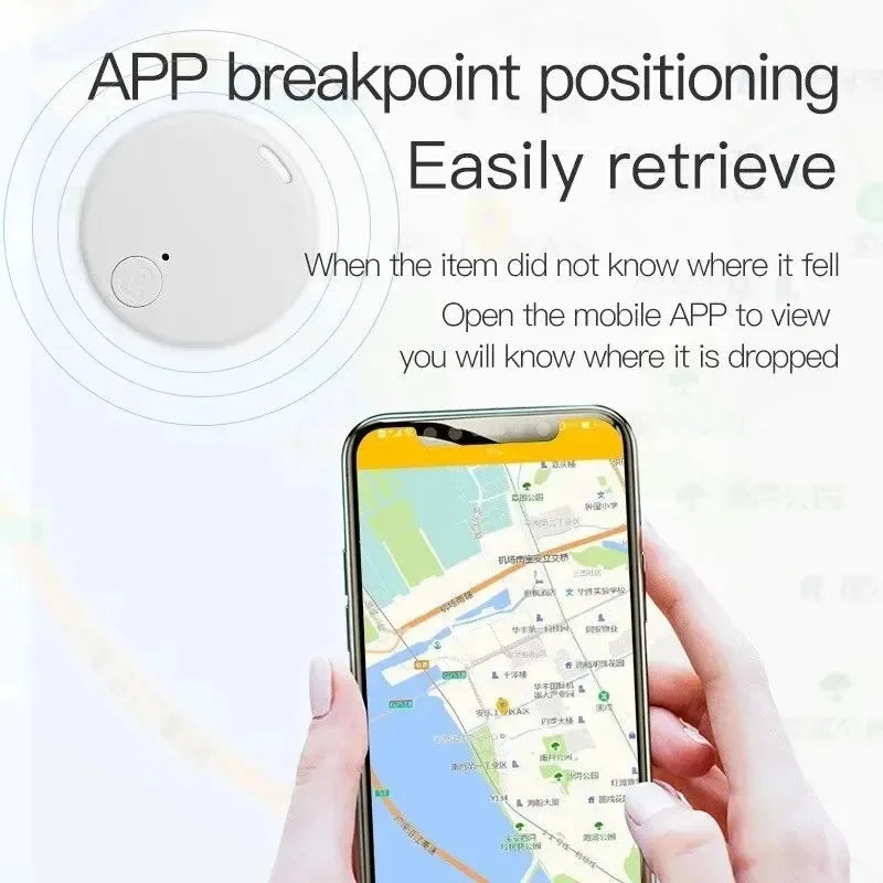 2026 GPS Bluetooth 5.0 Tracker AntiLost Device Round Pet Kids Bag Wallet Tracking Smart Finder Locator MIni Quick Pick Grocers