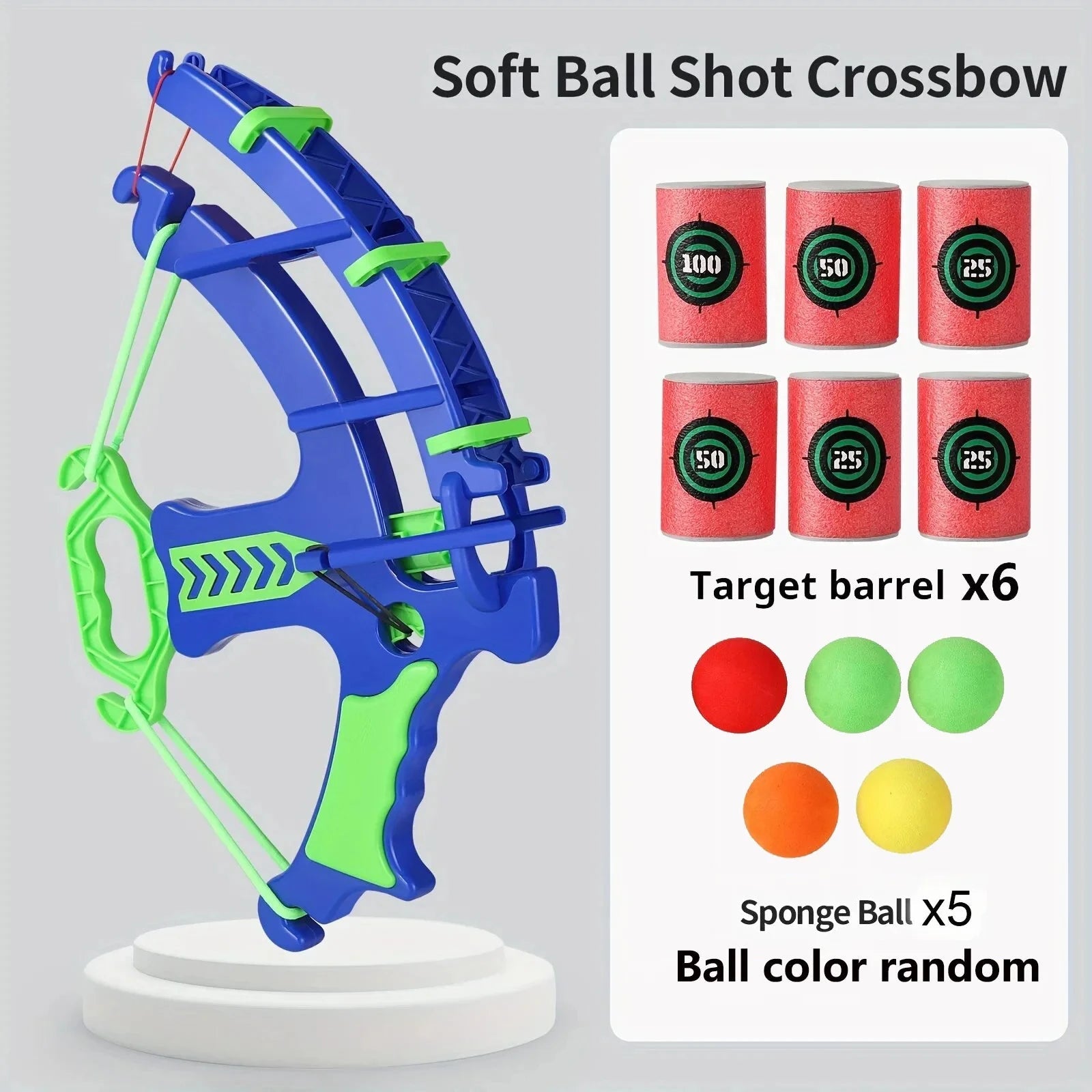 Soft Bullet Target Practice Toy for Children, Educational Shooting Practice Toys with Soft Bullets Econic Blanks