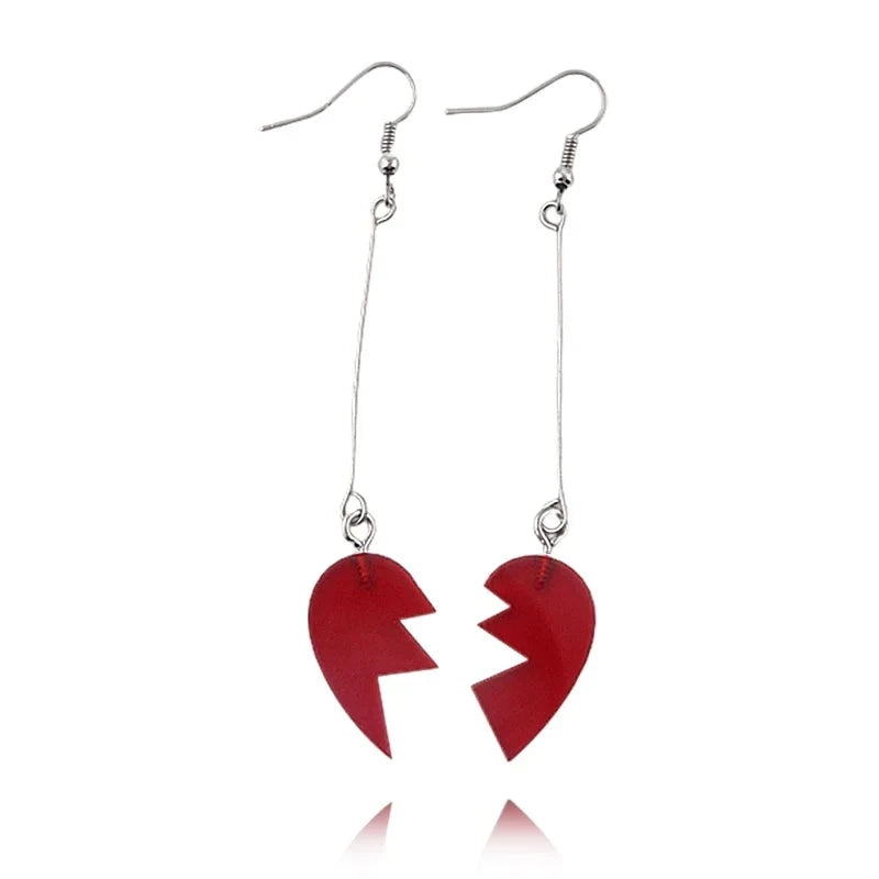 Anime JoJo Bizarre Adventure Drop Earrings Cosplay Props Kakyoin Noriaki Cherry Earrings Ear Clip Men Girl Jewelry Gift Econic Blanks