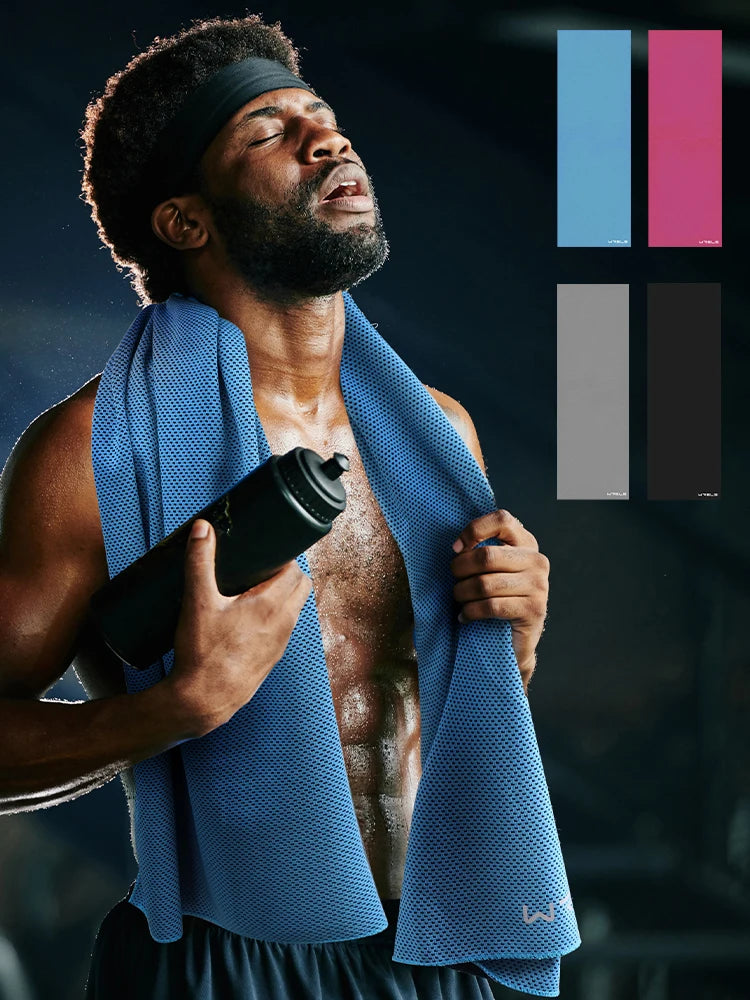 WRELS Towel Sports Quick-drying Super Absorben Outdoor Cooling Towel Fitness sports gym Running quick Dry Cool Towel Soft Gym Quick Pick Grocers