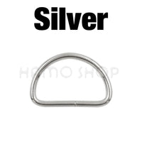 20-1000pcs Metal D Ring Adjustable Buckle Clasp For Webbing Backpacks Straps Bags Cat Dog Collar Chain Buckles DIY Accessorie Quick Pick Grocers