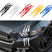Car Sticker Reflective Monster Claw Scratch Stripe Marks Headlight Decal Auto Exterior Waterproof Vinyl Decal Car Accessories Econic Blanks