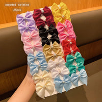 30 colored random bow fabric hair clips suitable for daily use as hair accessories Quick Pick Grocers