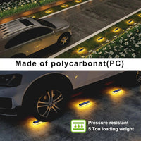 Quality Solar Step Lights Waterproof IP68 Warm White LED Path Lights Solar Powered Light Bar for Stairs Driveway Walkway Dock Quick Pick Grocers