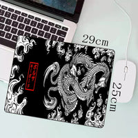 Japanese Dragon Large Gaming Mousepad Keyboard Gamer Mouse Pad on The Table Speed Desk Mat Anime Mouse Mats ，Dragon pattern Quick Pick Grocers