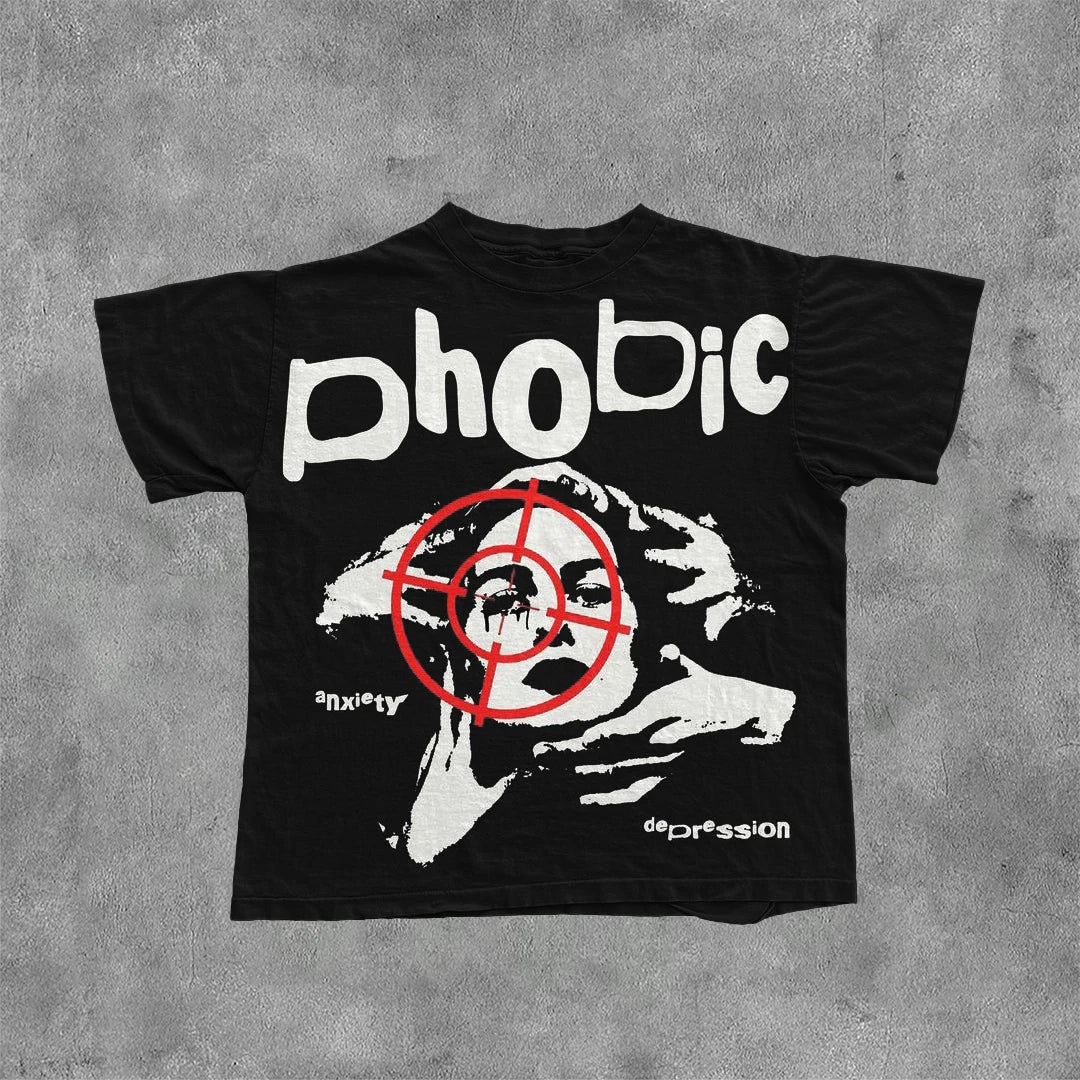 Vintage Dark Centipede Skeletal Graphic Cotton Print T-shirt Men Y2K Summer Short Sleeves Oversize T-shirt Women Casual Tee Tops Quick Pick Grocers