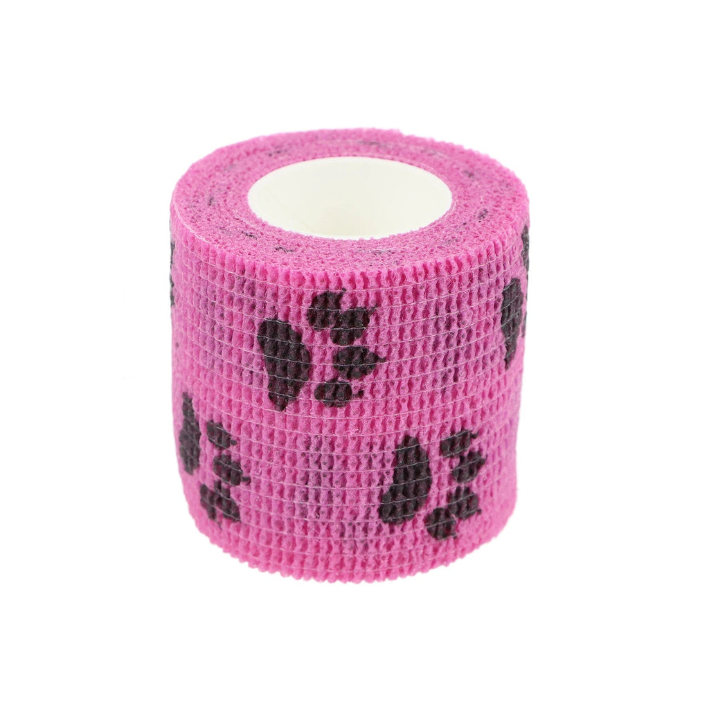 24 Rolls Elastic Bandage Self Adhesive Bandage Wrap Cohesive Tape Vet Wrap for Dog Cat Horse Pet Animals Ankle Sprains Quick Pick Grocers