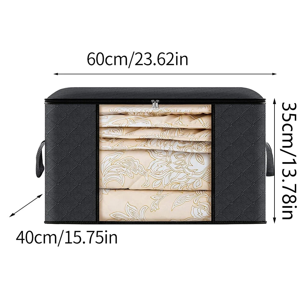 Large Capacity Clothes Storage Bag Foldable Blanket Storage Containers for Organizing Bedroom Closet Econic Blanks