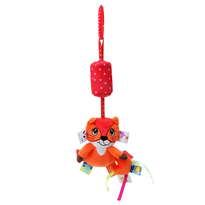 Soft Infant Crib Bed Stroller Mobile Hanging Rattle Baby Educational Toys Brain Developmental Hand Grip Cute Stuffed Animal Toys Purest Peak