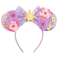New Christmas Halloween Mouse Ears Headband Cartoon Sequin Bows Headband Birthday Party Princess Cosplay Costume For Women Adult Quick Pick Grocers