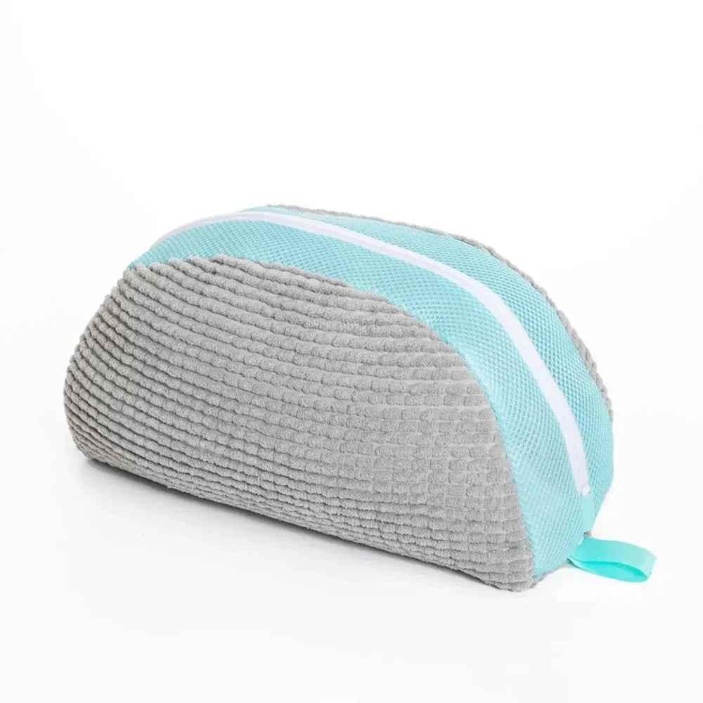 1/2/4PCS Shoe Washing Machine Bag with Liquid Shoe Brush Set Durable Laundry Shoe Bag and Soft Bristle Clean Brush for All Shoes Econic Blanks
