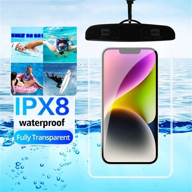 IP68 PVC waterproof phone case swimming water proof bag universal underwater phone protector pouch  cover for iPhone 15 14 13 Pr Quick Pick Grocers