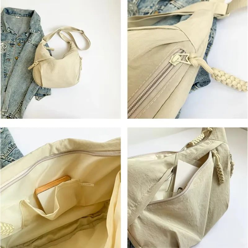 Nylon Shoulder Bag New High Capacity Women's Crossbody Messenger Bag Leisure Versatile purses and handbags Totes Hobos Bag Quick Pick Grocers