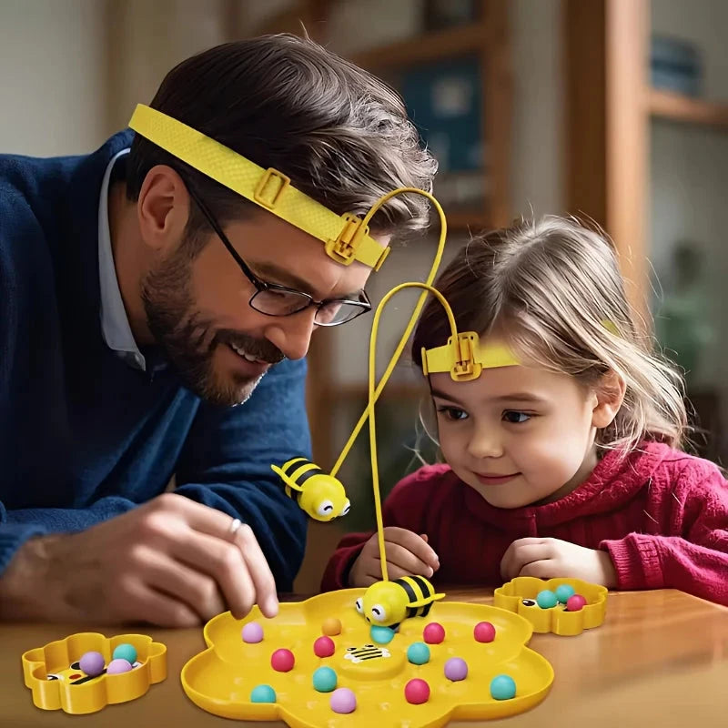 Little Bumblebee Multifunctional Board Game Puzzle Fishing Toys Interactive Educational Toys For Kids Christmas Gift Family Game Econic Blanks