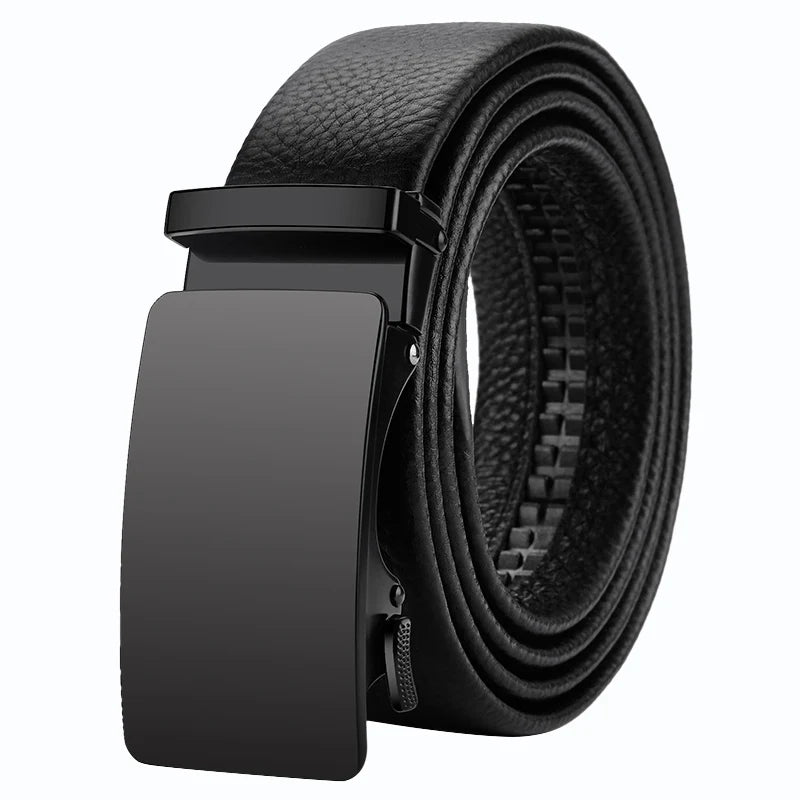 OYIFAN Men Belt Genuine Leather Belt for men Automatic belts Adjustable waistband Business belts 허리띠 Quick Pick Grocers