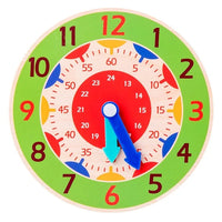 Baby Montessori Toys Wooden Clock Hour Minute Second Cognition Time Learning Teaching Aids Educational Toys For Children Purest Peak