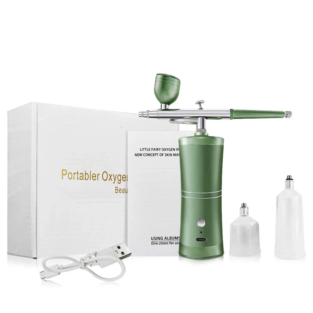 Airbrush with Compressor for Nail Painting Portable Cordless Airbrush Mini Airbrush Sprayer Gun for Nail Art Cake Painting Econic Blanks