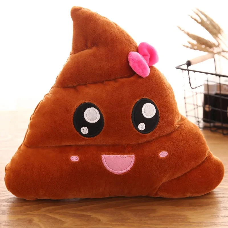 Wholesale cartoon new expression poo plush toys cute funny quirky funny poop cushion Econic Blanks