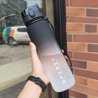 Gradient Water Bottle - 1000ml/600ml/750ml Capacity Outdoor Camping Gym Suitable Holiday Gift Birthday Quick Pick Grocers