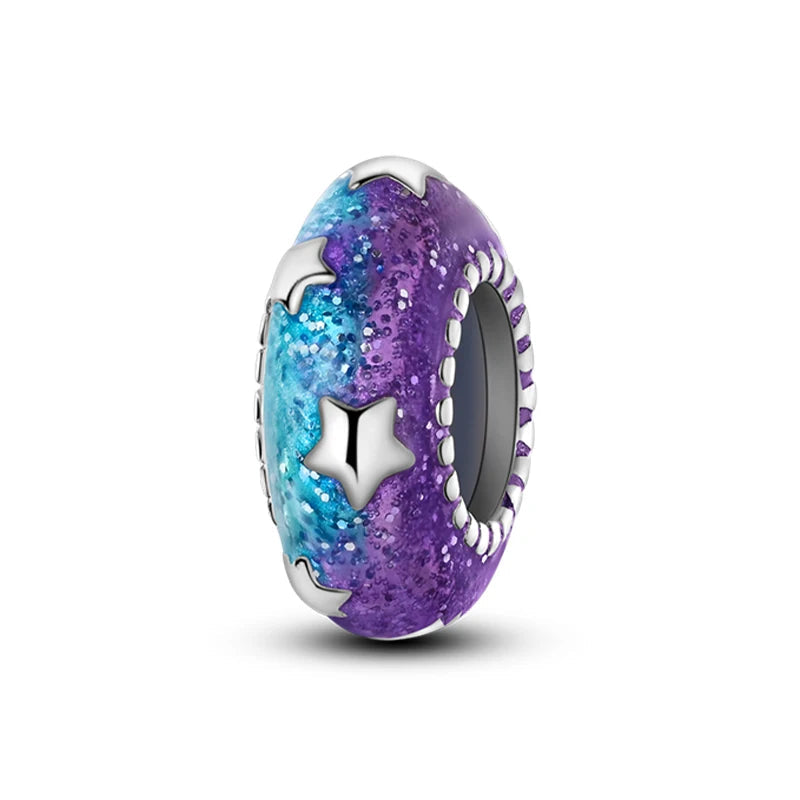 100% 925 Sterling Silver Rainbow Zircon Colorful Butterfly Dragon Shaped Silicone Stopper Charms Beads Fit DIY Bracelets Jewelry Econic Blanks