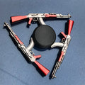 Creativity Hand Spinner Gun Zinc Alloy Metal Fidget King of Glory Weapon Series Kids Stress Relief Funny Toys Econic Blanks