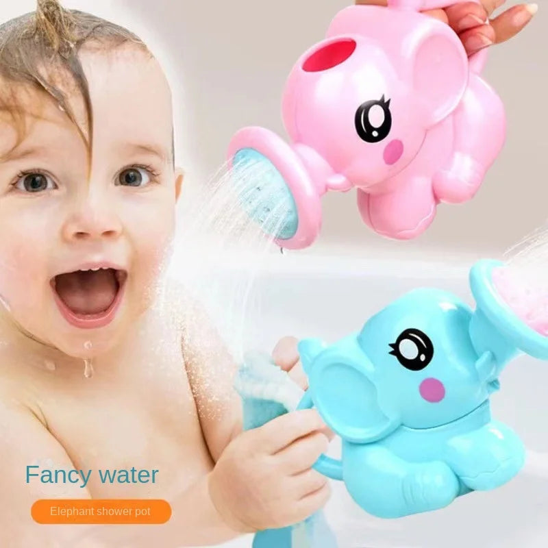 Bath Toy Plastic Kettle Bath Shower Tool Baby Bathroom Toy Elephant Watering Pot Bath Toy for Children Summer Bath Sprinkler Quick Pick Grocers