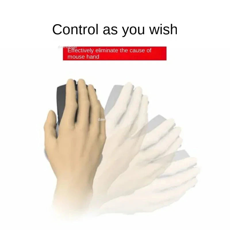 Ergonomic Mouse Pad Wrist Pad Silicon Gel Non-slip Streamline Wrist Rest Support Mat Computer Mousepad for Office Gaming PC Econic Blanks