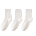 Socks women's Cotton Solid Color Autumn Spring  Soft Breathable Quick Pick Grocers