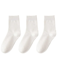 Socks women's Cotton Solid Color Autumn Spring  Soft Breathable Quick Pick Grocers