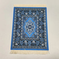 Woven flower Persian carpet small coaster wholesale merchants cheap mouse pad desk mat retro style rubber non-slip computer mats Quick Pick Grocers