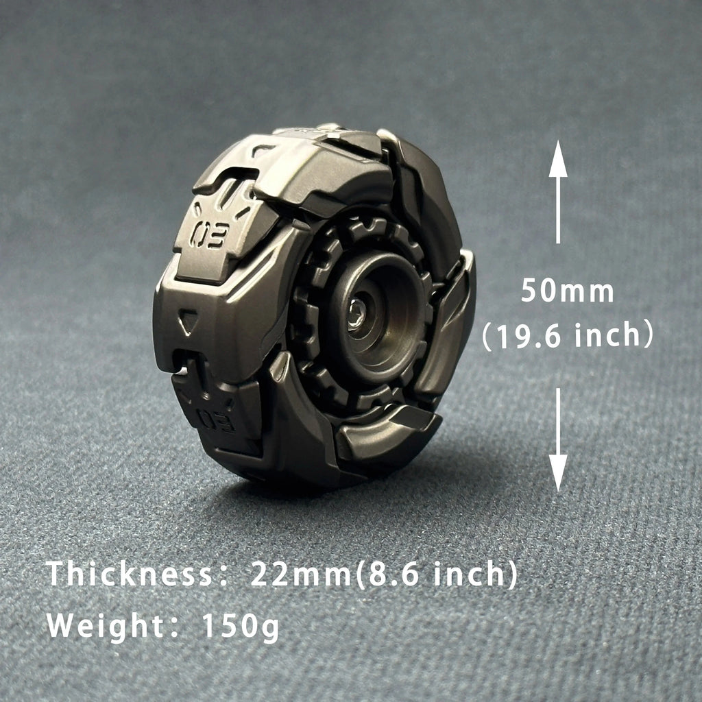 EDC Fidget Sliders Open Armor Spinning TopFidget Toys Stress Relief For Adults Magnetic Meta Econic Blanks