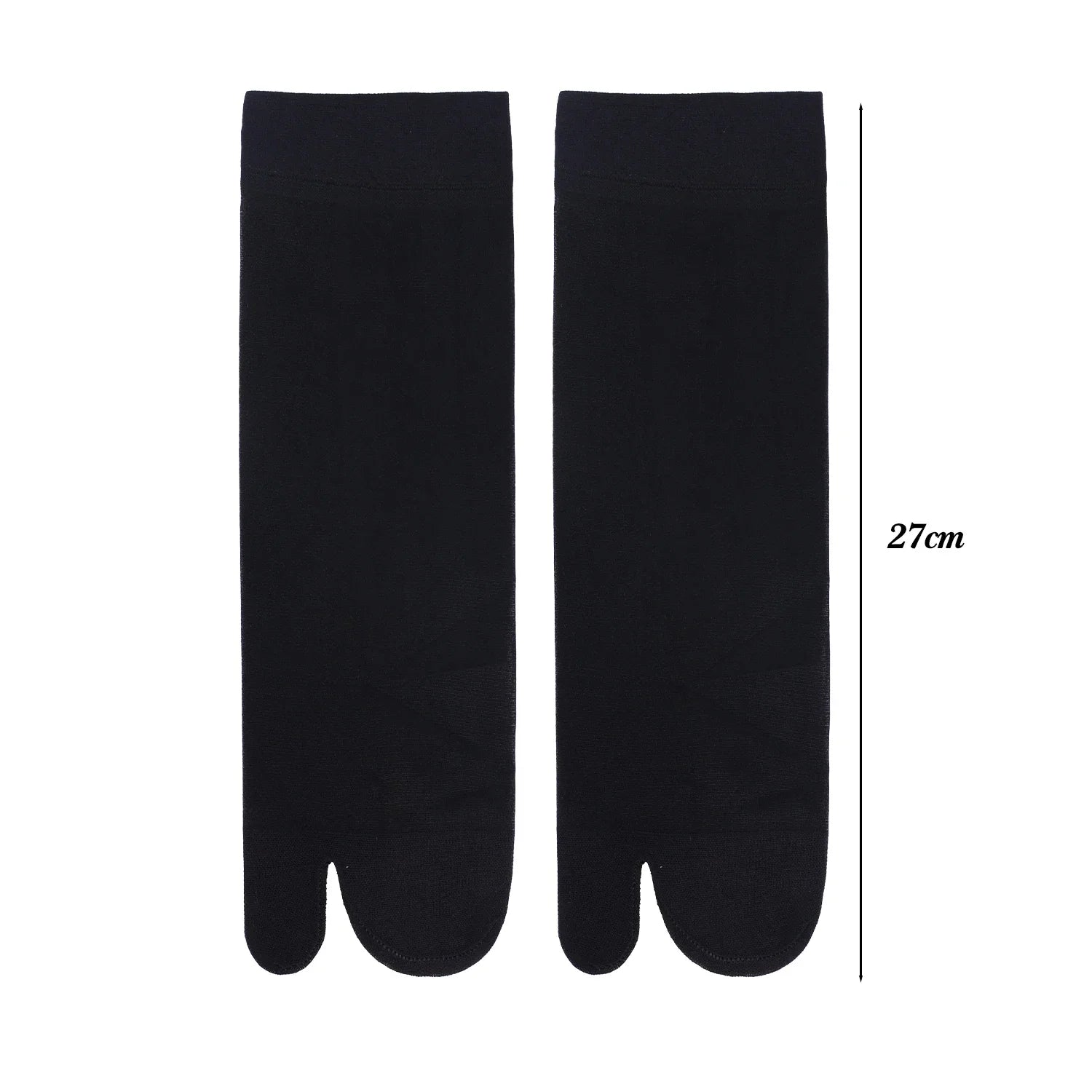 Two Toed Crystal Silk Socks Clear White Black Breathable Cool Stockings Unisex Japanese Men Women Summer Ultra-Thin Tabi Socks Quick Pick Grocers