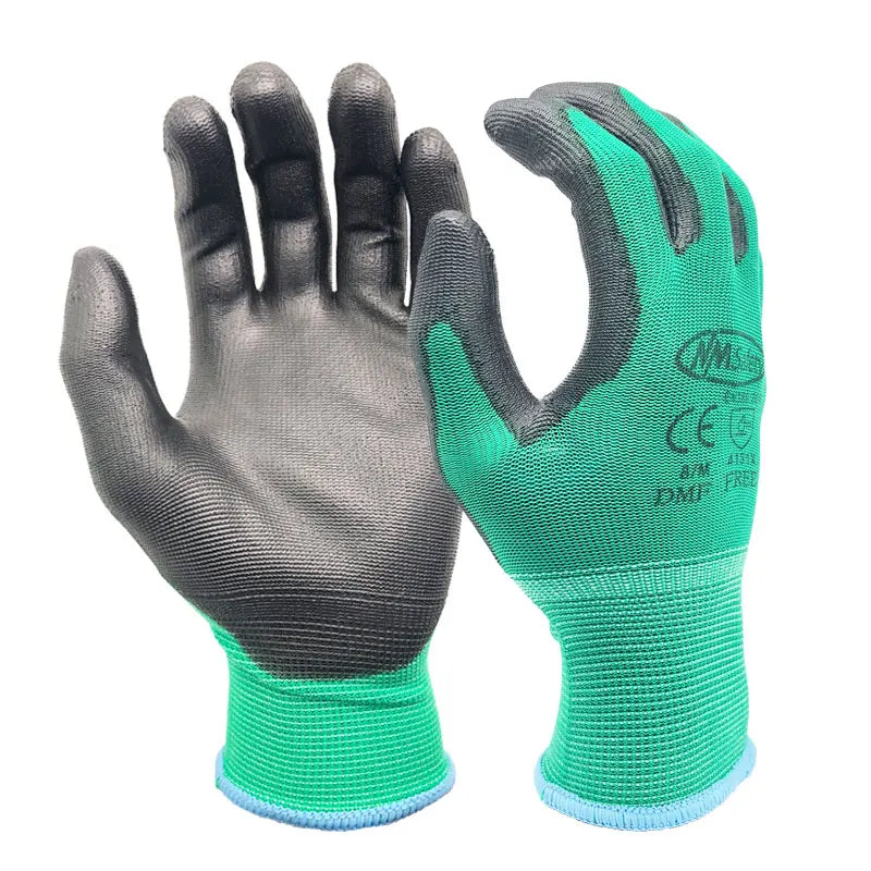 24Pieces/12Pairs Professional Working Protective Gloves For Men Construction Women Garden Nylon Running Glove Obtained CE EN388. Econic Blanks