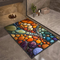 Stone Design Diatomite Bath Mat Bathroom Non-slip Shower Foot Mats Absorbent Quick Dry Toilet Rugs Carpet Doormat Washable Quick Pick Grocers