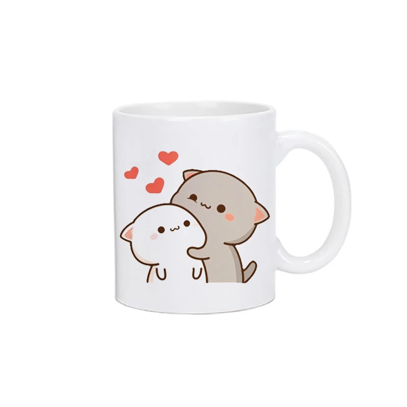 Panda Bear Bubu Dudu Coffee Milk Cup Mocha Cat Panda Bear Couple Christmas Mug Kawaii Cups Original Mugs Free Shipping Drinkware Quick Pick Grocers