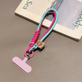 Mobile Phone Lanyard Luxury Braided Wrist Mobile Phone Lanyard Hand-held Pendant Anti-fall Multifunctional Wristband Quick Pick Grocers