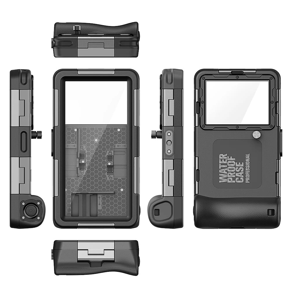 Multi-functional, durable, waterproof, 15m/50ft, universal 6.9 inch waterproof phone case, IP68, professional diving photography Quick Pick Grocers