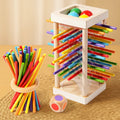 Parent child interactive wooden stick children's two person battle spatial thinking training puzzle toy Quick Pick Grocers
