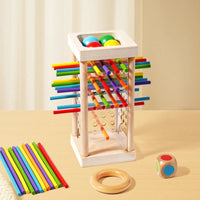 Parent child interactive wooden stick children's two person battle spatial thinking training puzzle toy Quick Pick Grocers