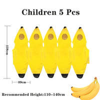 Child/Adult Banana Cosplay Halloween Christmas  Costumes Performance Costume Fruit Banana Costume Performance  Costume Quick Pick Grocers