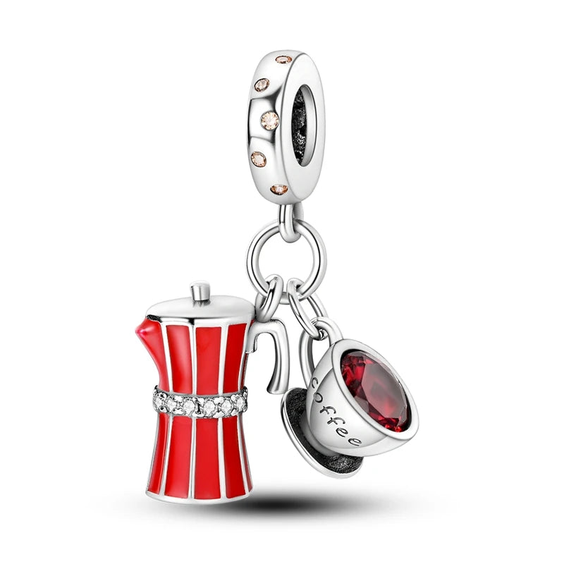 Hot Sale 925 Silver Charms Beads Fit Original Pan Bracelet Making For Woman Jewelry Fashion Pendant Econic Blanks