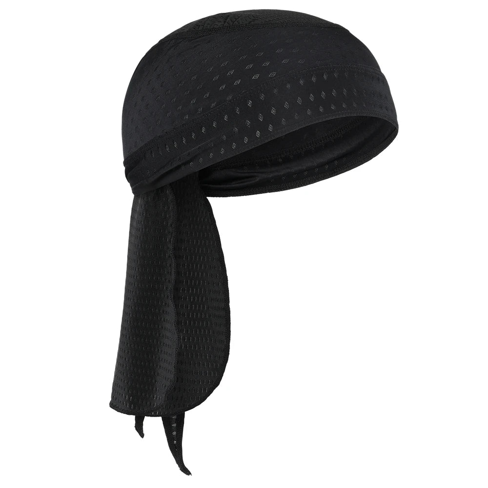 Summer Breathable Running Caps Pirate Hat Outdoor Sport Sun Protection Headscarf Cycling Helmet Liner Quick Dry Beanies Bandana Quick Pick Grocers