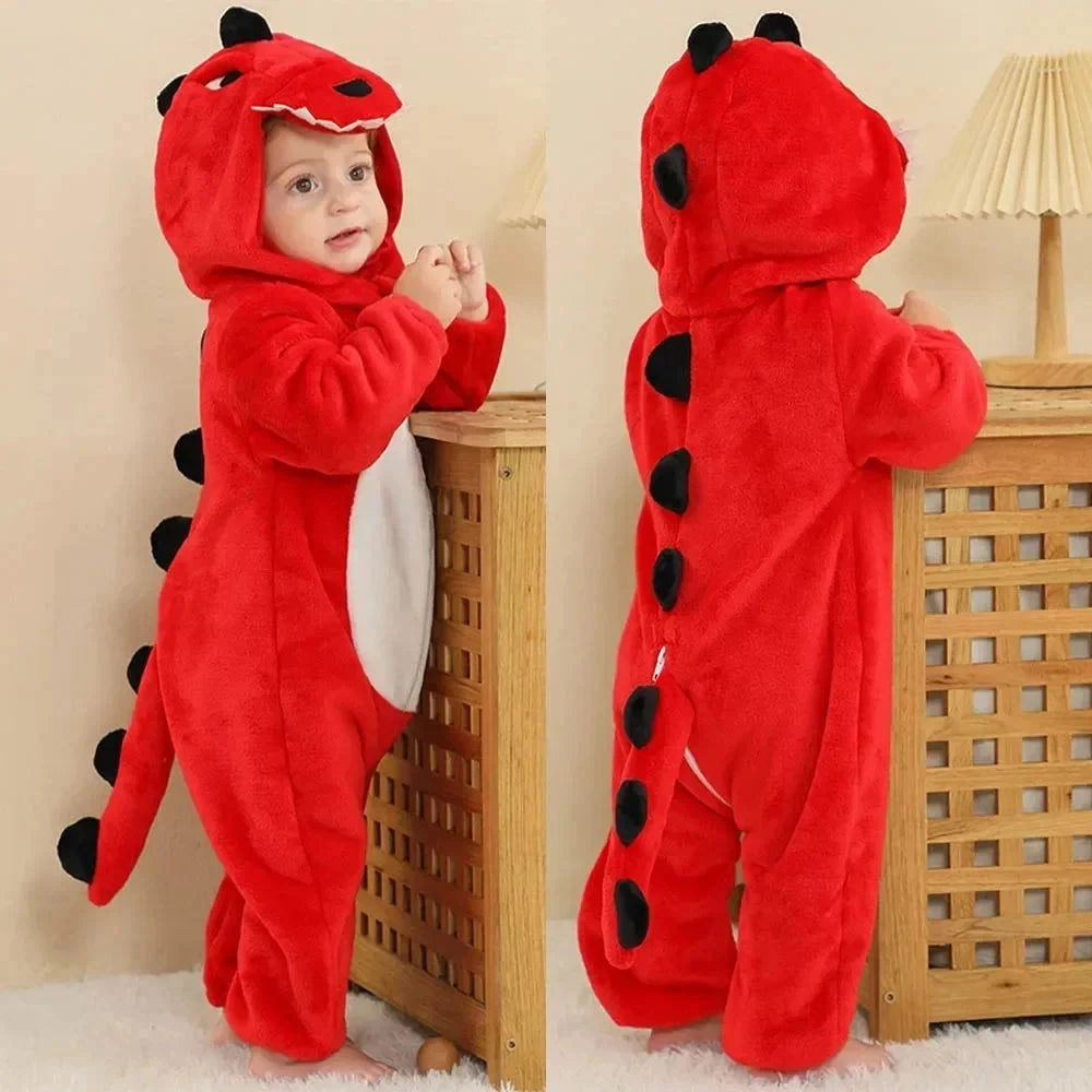 0 1 2 3 4 Years Kigurumi Pajamas for Toddler Baby Clothes Children Outfits Infant Dinosaur Unicorn Cat Robbit Cosplay Costumes Econic Blanks