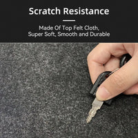 Gaming Accessories Wool Felt Mouse Pad Large Size Writing Mat Keyboard Mice Mat Non-slip Home Office Computer Desk Protector Quick Pick Grocers