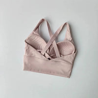 Shockproof High-Intensity Exercise Fitness Bra All-In-One Cup Running Gathered Yoga Beauty Back Breathable Sports Bra for Women Quick Pick Grocers