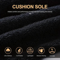 4 Pairs Men's Cotton Work Socks Cushioned Long Running Breathable Ankle Crew Socks  Casual Socks for Men Cycling socks Quick Pick Grocers