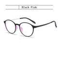 Ultralight Fashion Retro Round Glasses Frames Women TR90 Titanium Optical Prescription Men's Eyeglasses Frame H3050 Econic Blanks