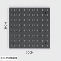 Home Study Storage Pegboard: Suitable for Displaying Figurines, Desk-Top Standing & Clip-On Storage for Furniture Items Quick Pick Grocers