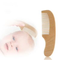 Personalized Wooden Baby Brush Custom Name Baby Wool Comb New Born Hair Brush Infant Head Massager Bath Brush Comb for Kids Purest Peak
