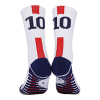 Yellow Number 10# 7# Kids Soccer Socks Blue Men's Football Sports Short Socks Outdoor Running Fast-drying Breathable Non-Slip Quick Pick Grocers